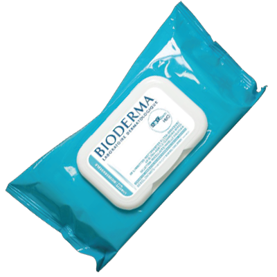 ABCDERM H2O LINGETTES Toallas limpiadoras